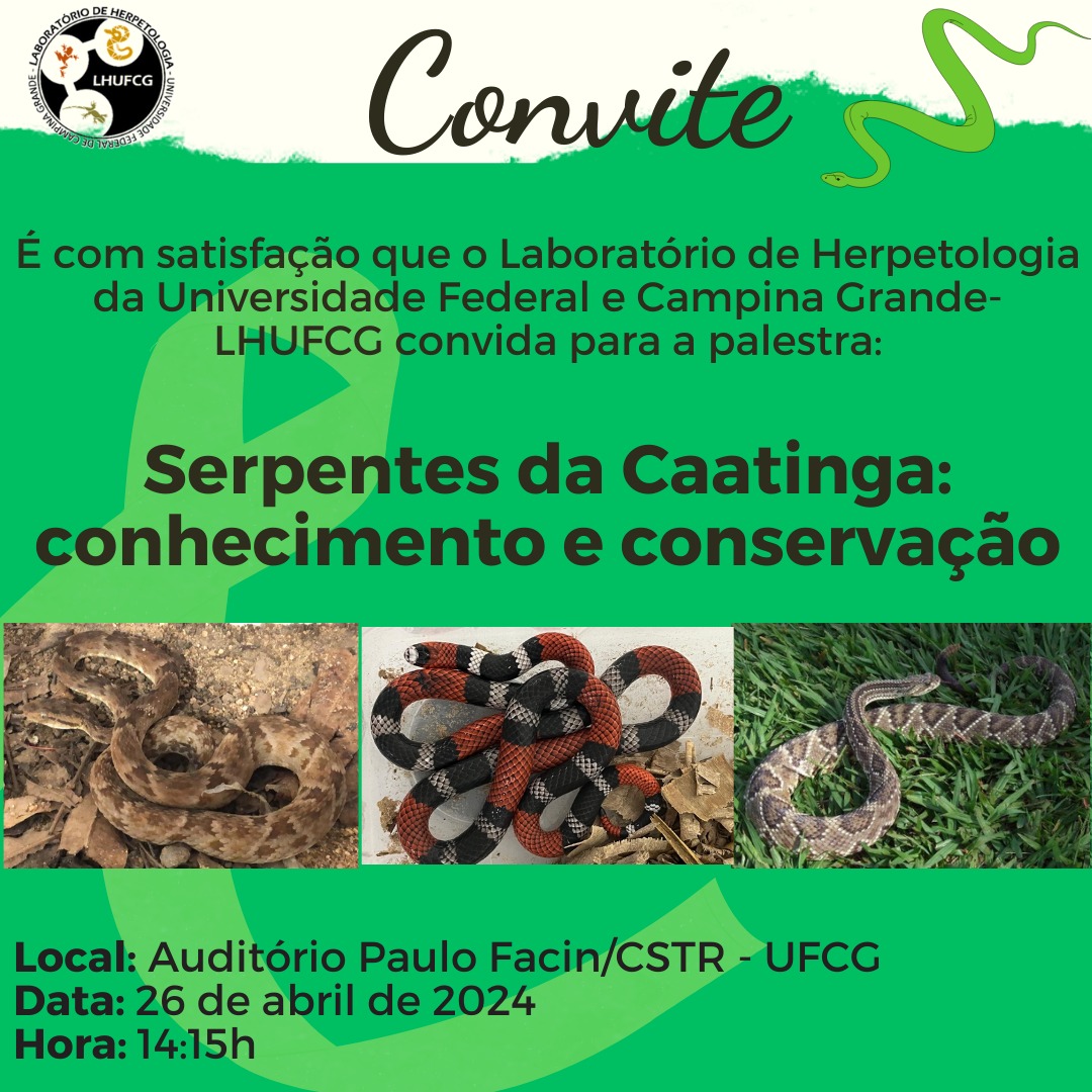 Serpentes da Caatinga: Conhecimento e Conservação